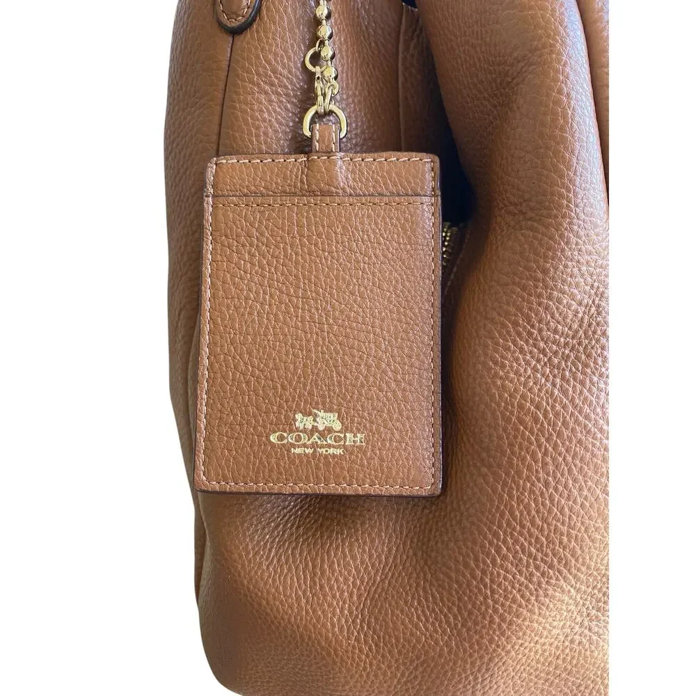 Coach Madison Phoebe #26224 Slouchy Hobo Shoulder Bag Saddle Brown Indie Duffle
